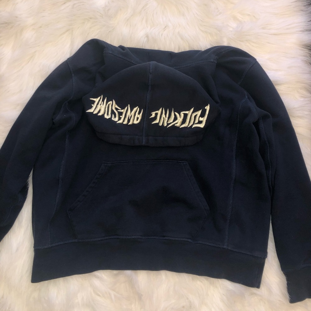 fucking awesome embroidered hoodie *RARE*